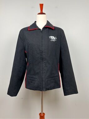 Vintage Chase Authentics Dale Earnhardt Jr Budweiser NASCAR Jacket Women’s L